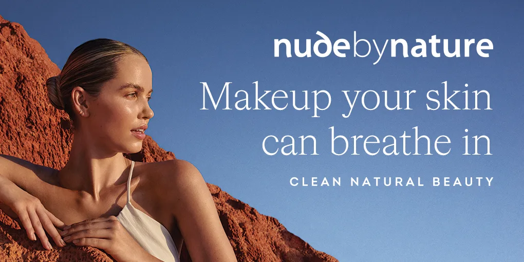 Nude by Nature. Makeup your skin can breathe in. Clean natural beauty