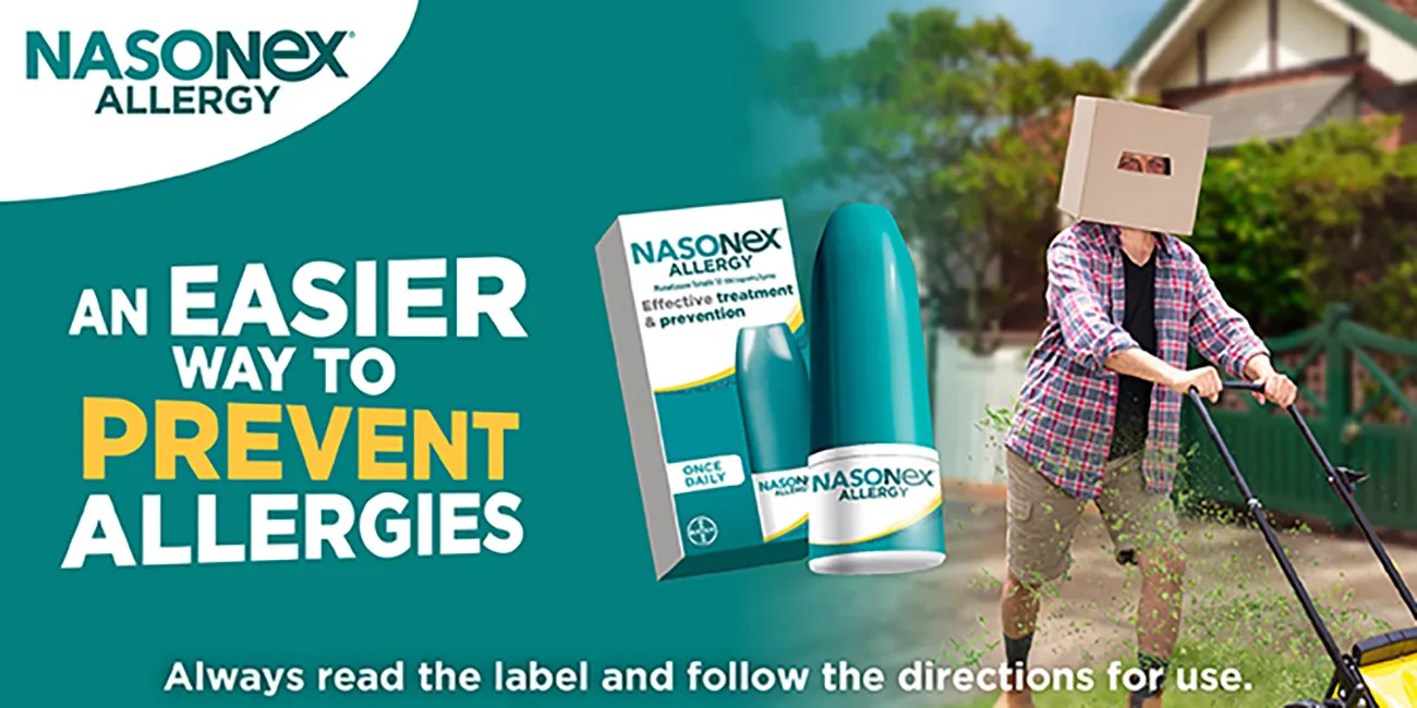 An easier way to prevent allergies. Always read the label and follow the directions for use.