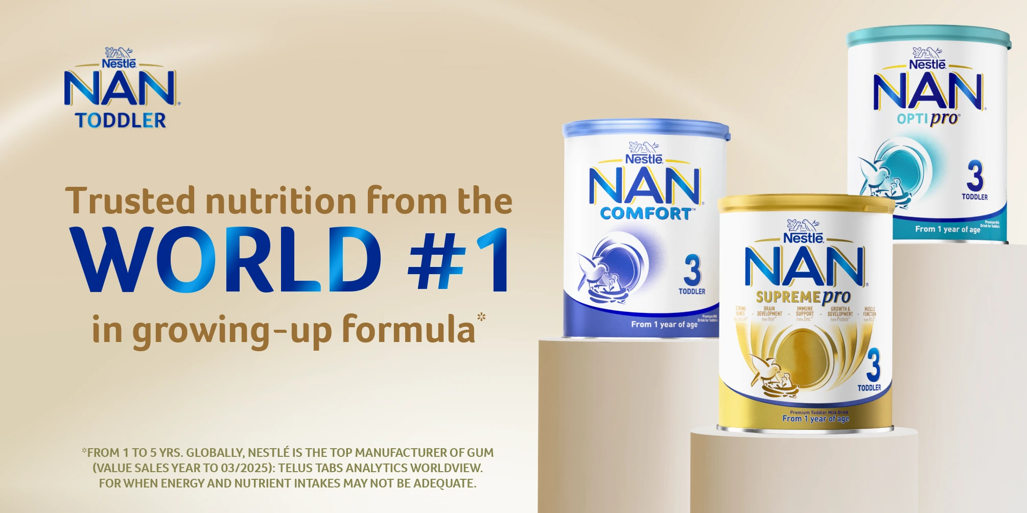 Nestle Nan Toddler. Nourish what truly matters