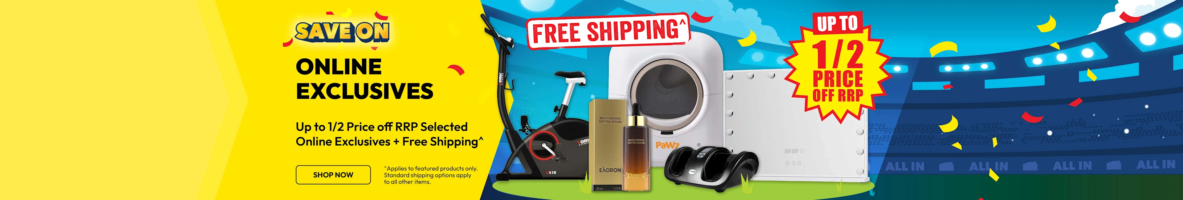 Footy Finals Sale. Save on Online Exclusives