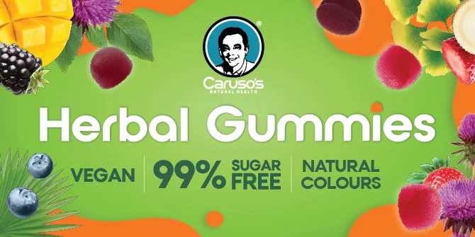 Stay fresh and balanced with Caruso's probiotic. Supports Vaginal Health. Always read the label and follow the directions for use.