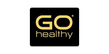 Brand logo: GO healthy