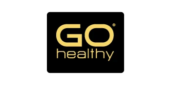 Brand logo: GO healthy
