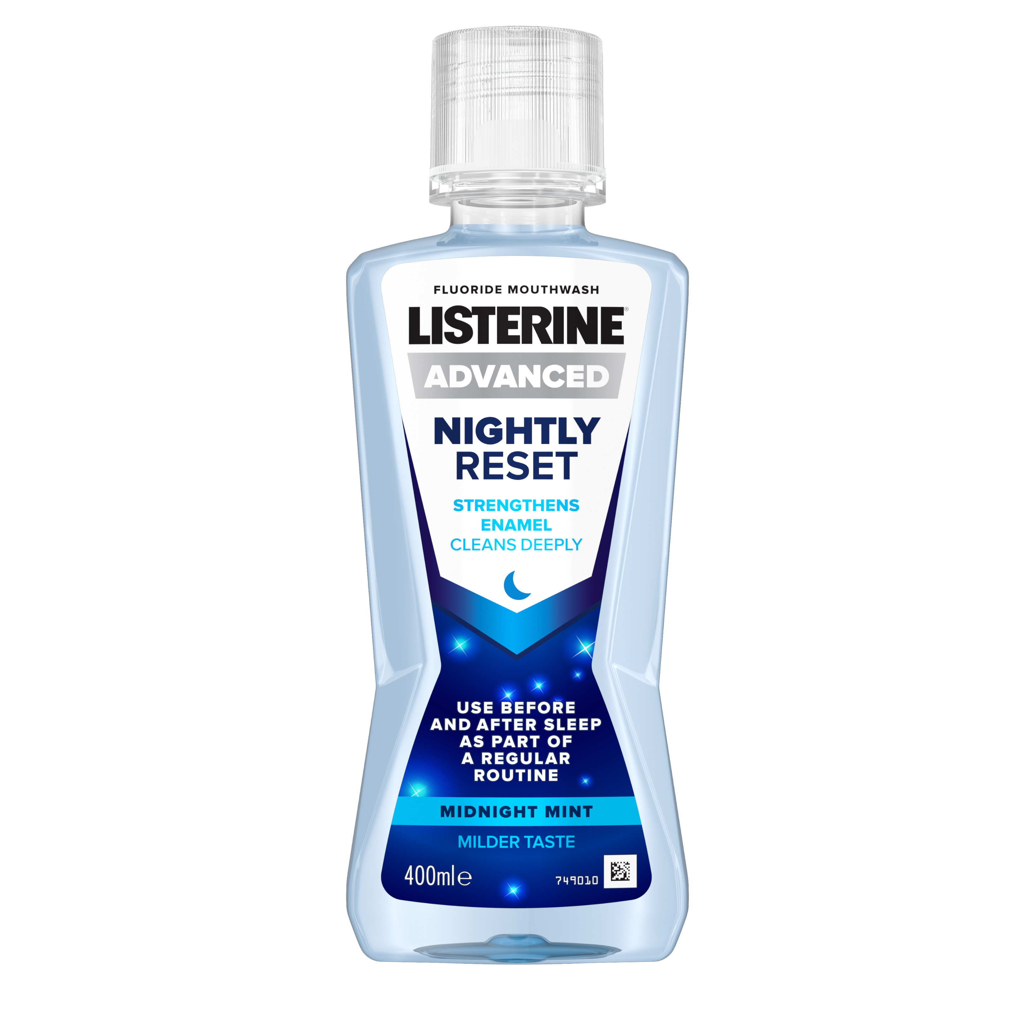 3574661401119_Listerine_Advanced_Nightly_Reset_Mouthwash_400ml_Front