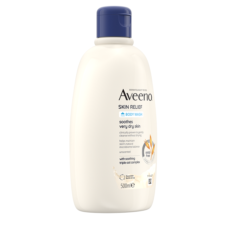 AVEENO® Skin Relief Moisturising Body Wash 500ml - angle shot
