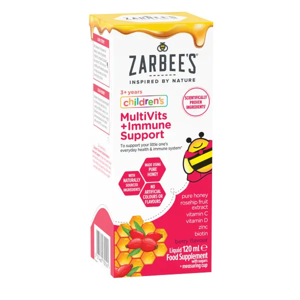 Zarbee's® Children's MultiVits + Immune Support Liquid 120ml