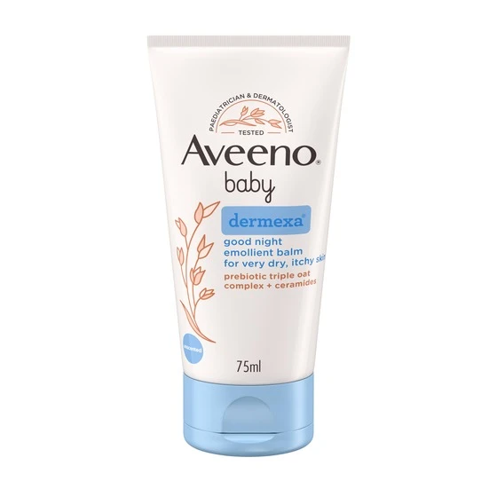 Aveeno® Dermexa Good Night Emollient Balm 75ml - front shot