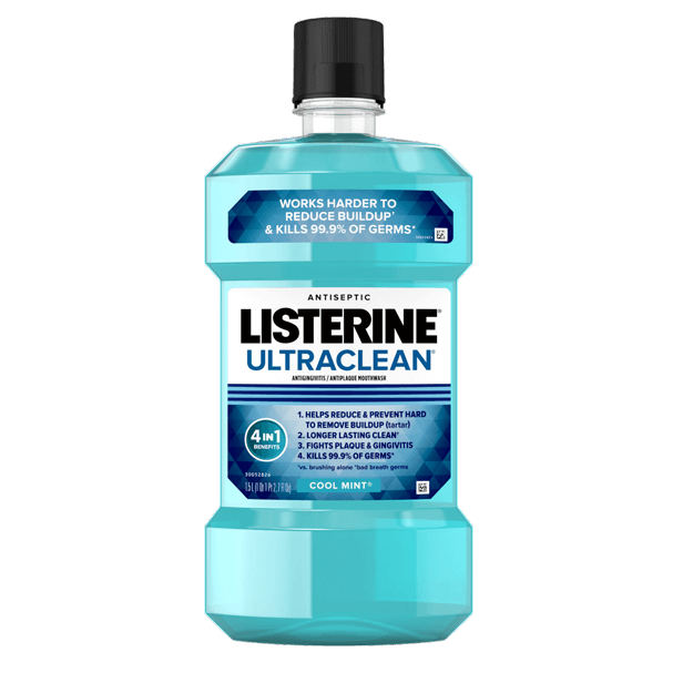 LISTERINE® ULTRACLEAN® COOL MINT® Antiseptic Mouthwash
