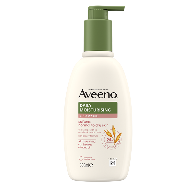 Aveeno® Daily Moisturising Creamy Oil 300ml - FRONT SHOT