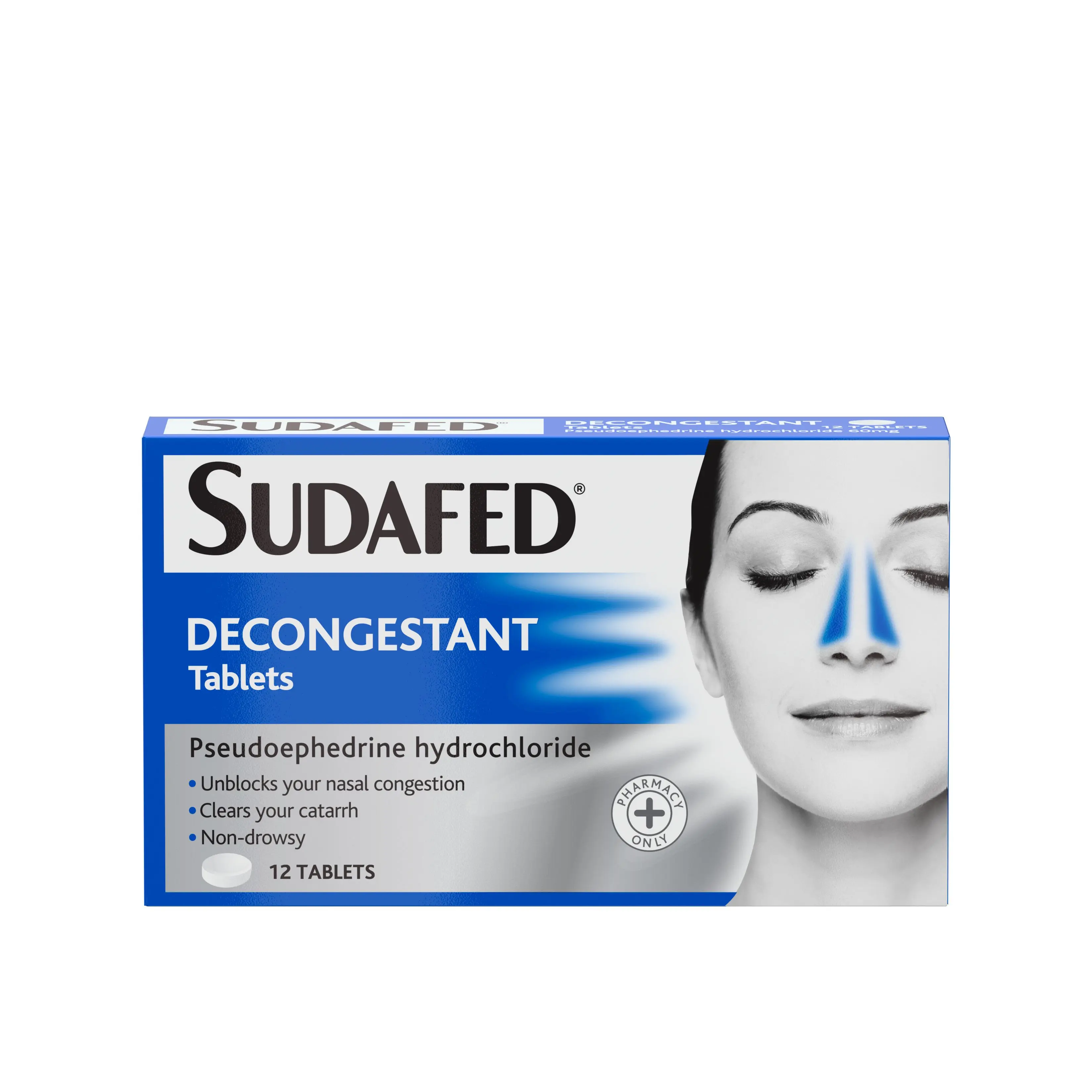 SUDAFED® Decongestant Tablets 12s 