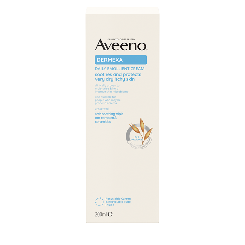 Aveeno® Dermexa Daily Emollient Cream 200ml - FRONT SHOT