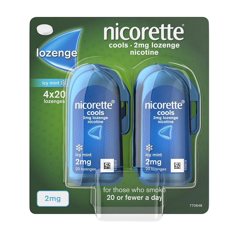 NICORETTE® Cool 2mg Lozenges 80s