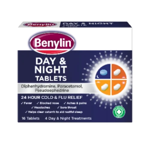 BENYLIN® Day & Night Tablets 16s front
