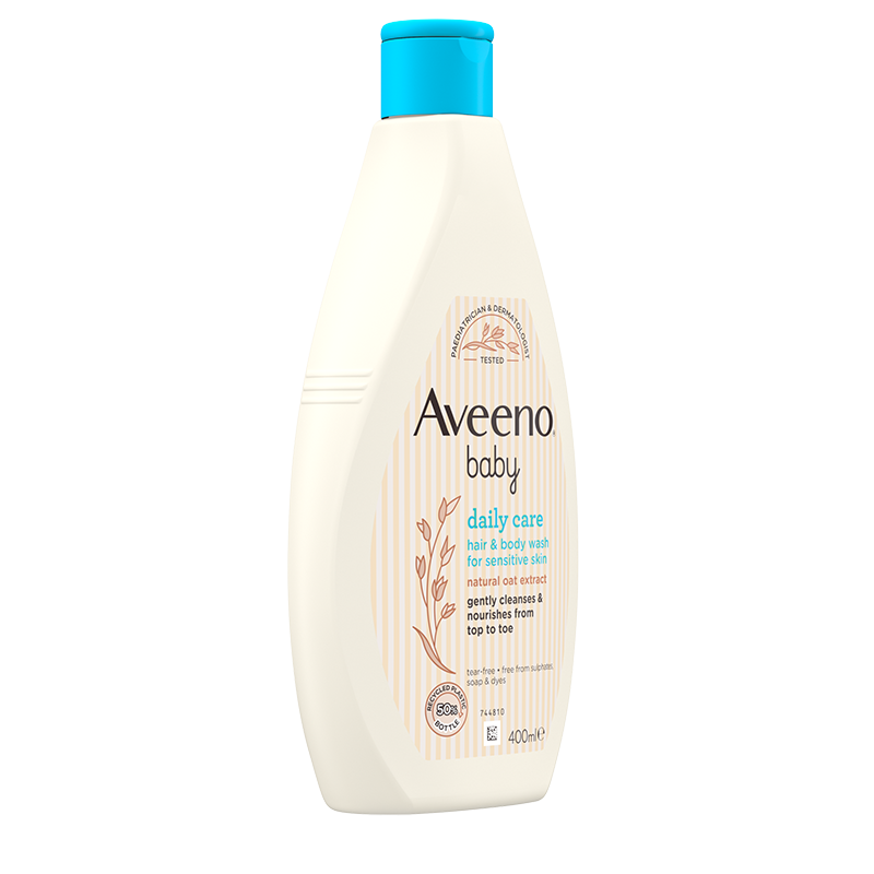 Aveeno® Daily Care Hair & Body Wash 400ml - side angle