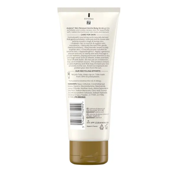 AVEENO® body skin renewal gentle body scrub 200ml