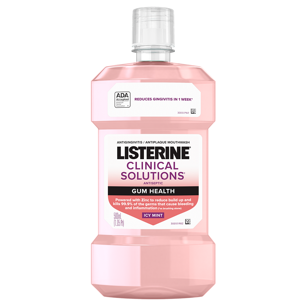 LISTERINE® Clinical Solutions Antiseptic Gum Health Mouthwash for Early Gum Disease 