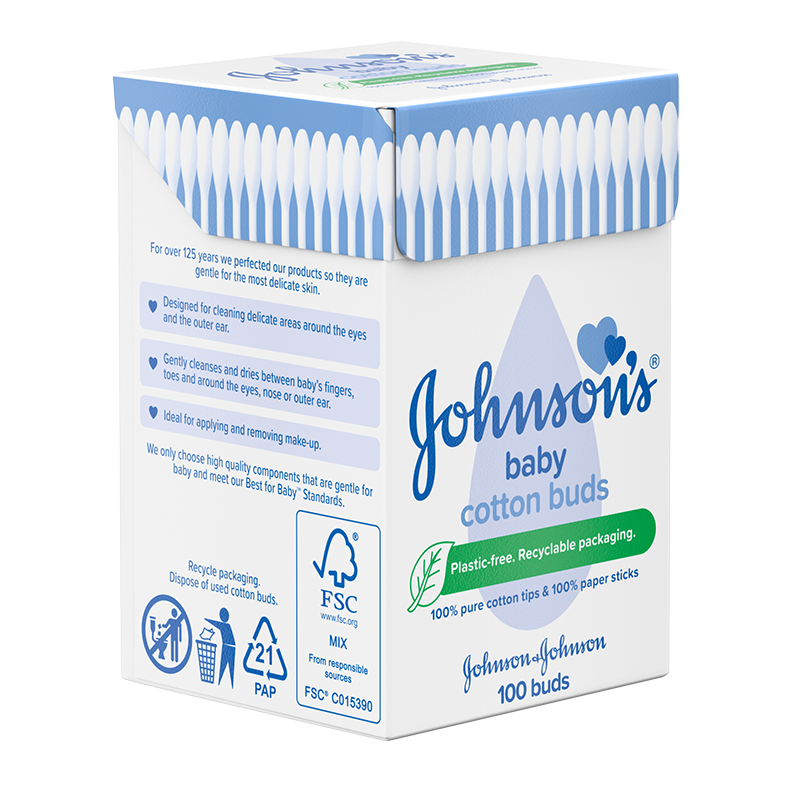 JOHNSON'S® Cotton Buds 100s