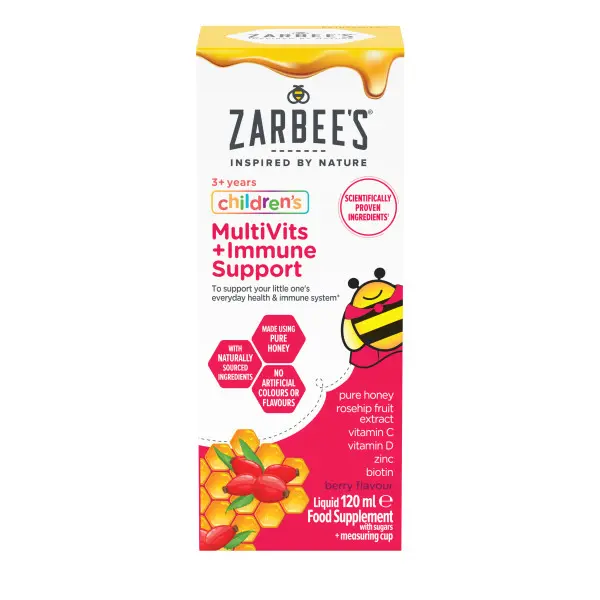 Zarbee's® Children's MultiVits + Immune Support Liquid 120ml