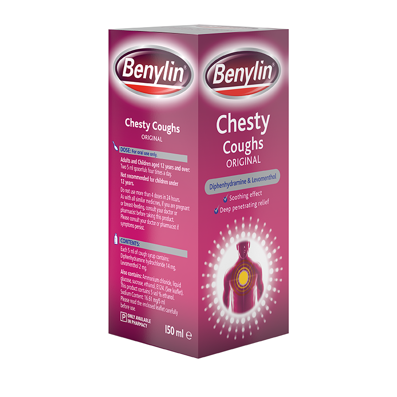 Benylin® Chesty Coughs Original 150ml - right facing shot