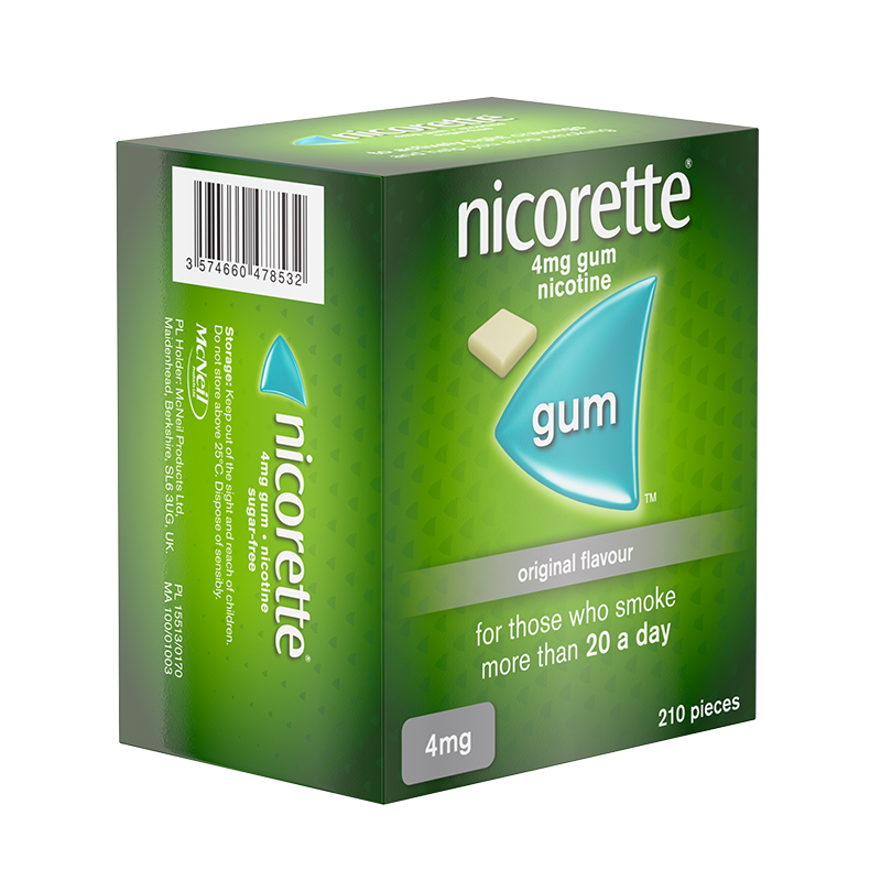 NICORETTE® 4mg Gum 210s