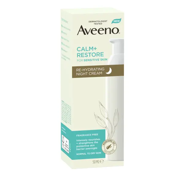 AVEENO Face CALM+RESTORE® Re-Hydrating Night Cream 50ml