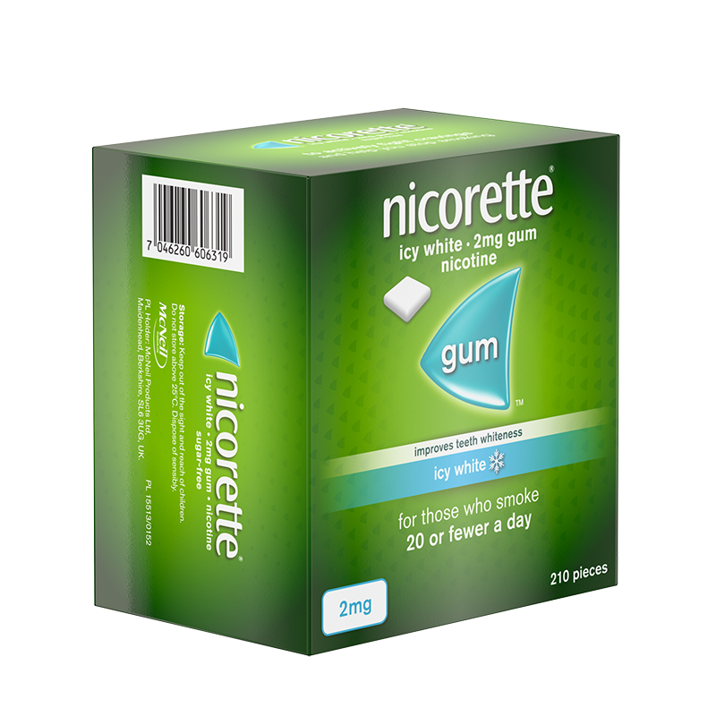 NICORETTE® Icy White 2mg Gum 210s