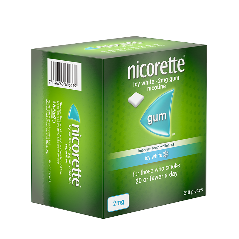 NICORETTE® Icy White 2mg Gum 210s