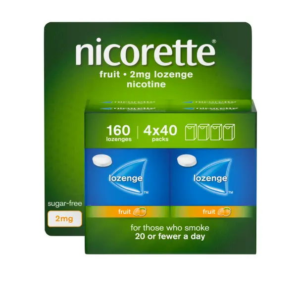 Nicorette Fruit 2mg Lozenge, 160s