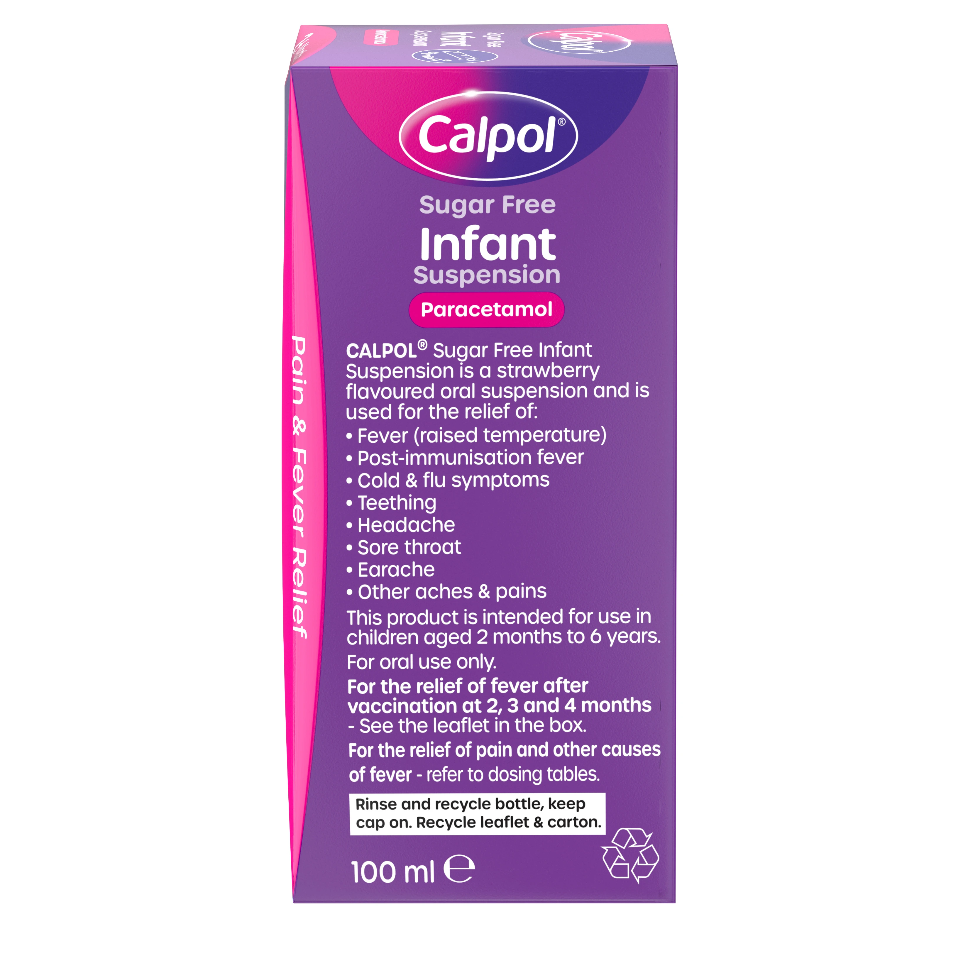 calpol sugar free infant suspension 3