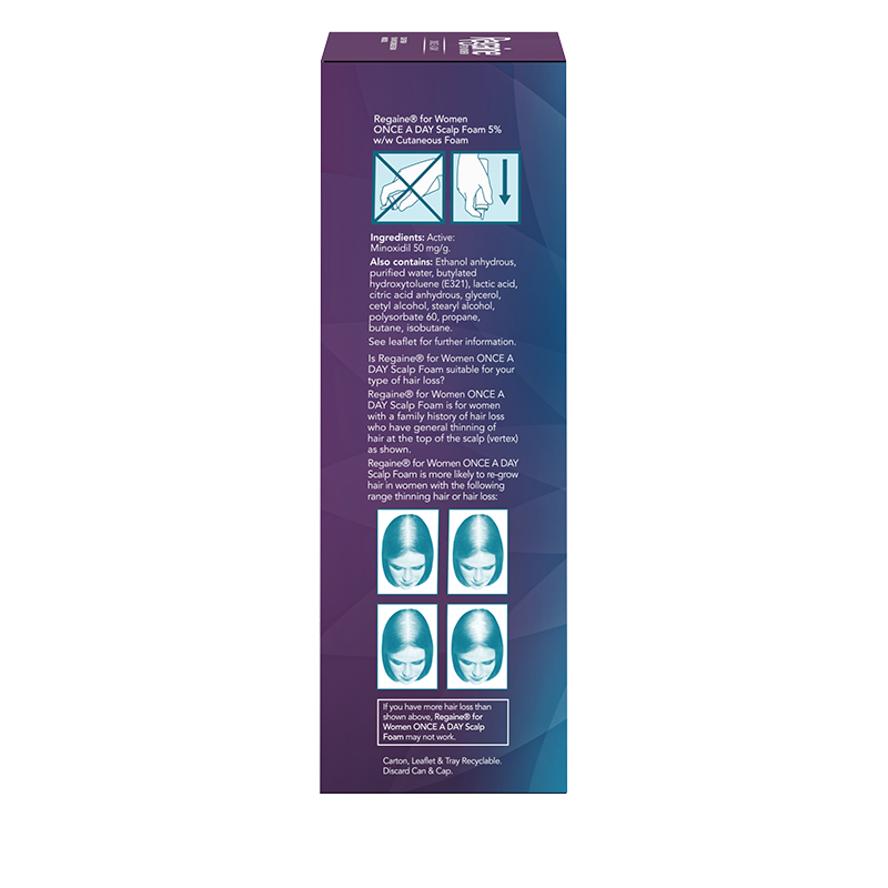 REGAINE® For Women Once a Day Scalp Foam (Minoxidil) 73ml