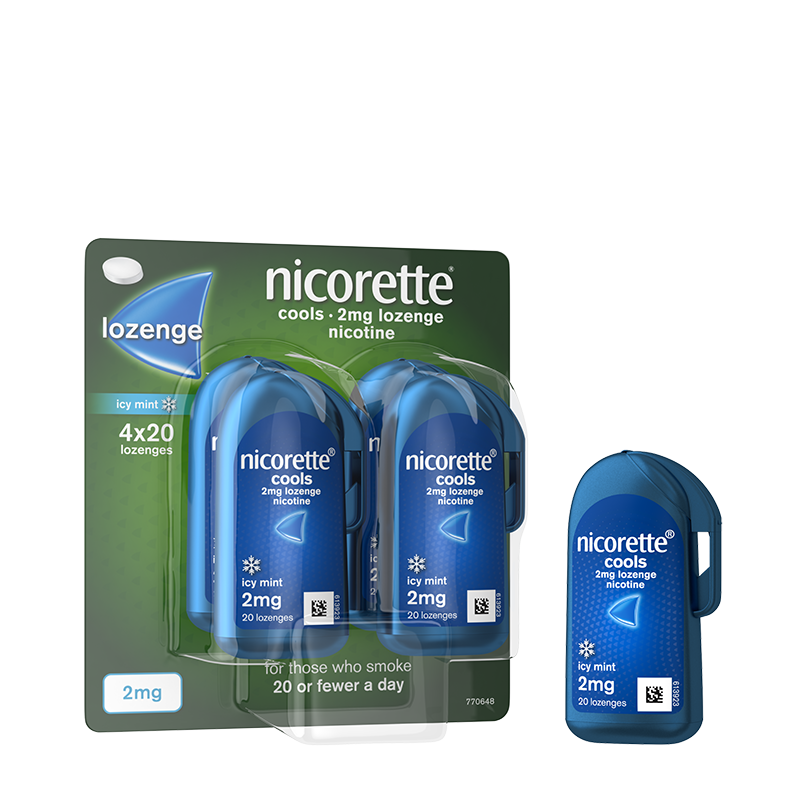 NICORETTE® Cool 2mg Lozenges 80s