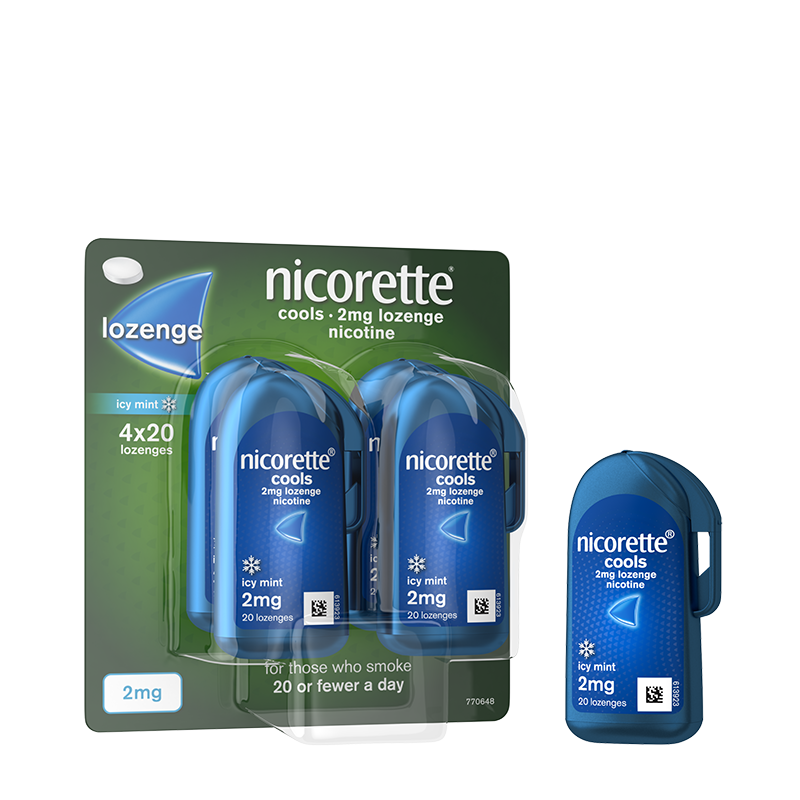 NICORETTE® Cool 2mg Lozenges 80s