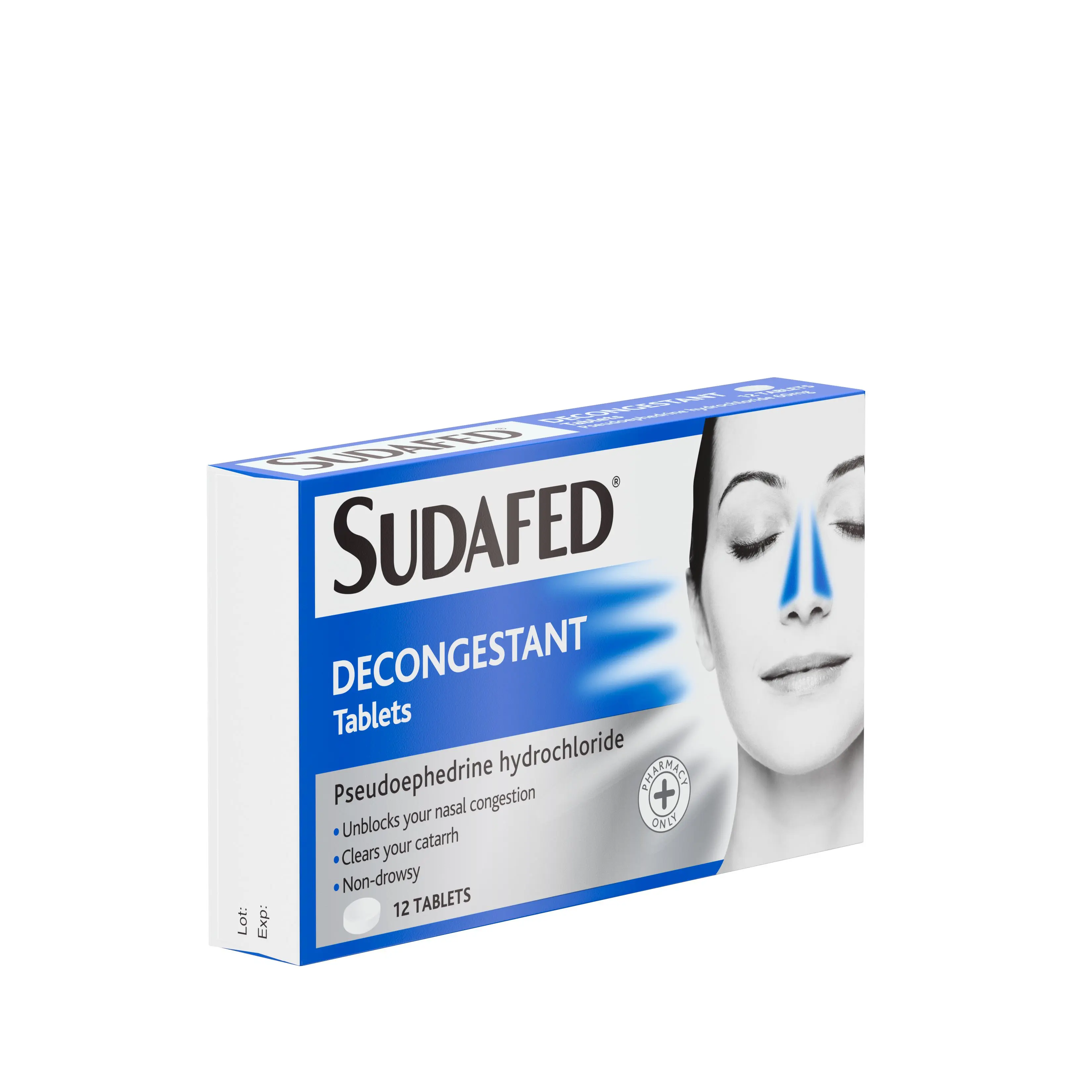 SUDAFED® Decongestant Tablets 12s 