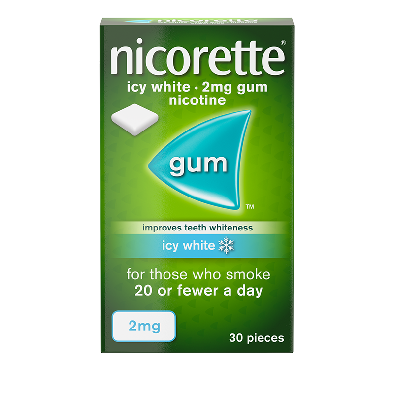 NICORETTE® Icy White 2mg Gum 30s