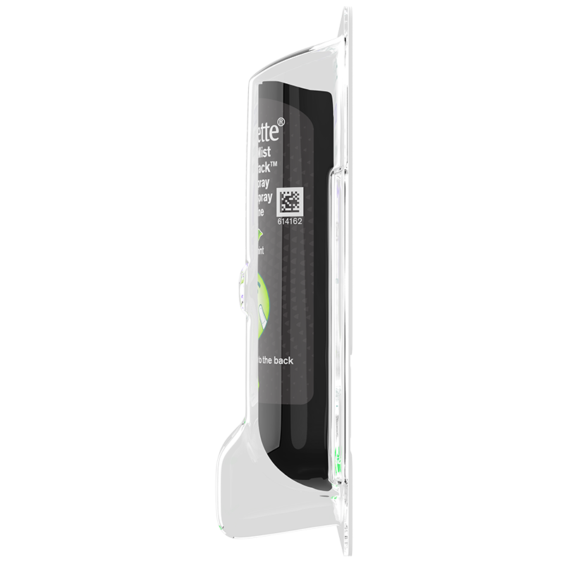 NICORETTE® Quickmist SmartTrack Mouthspray 1mg/spray Single - right side shot