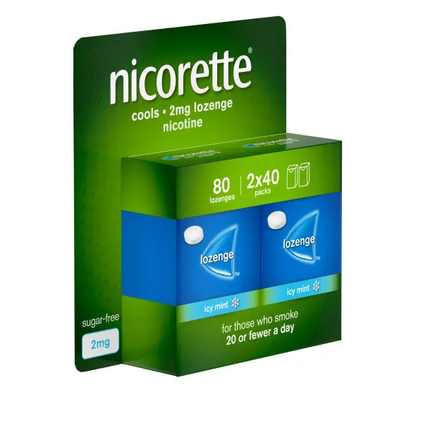 Nicorette Cools 2mg Lozenge, 80 Lozenges
