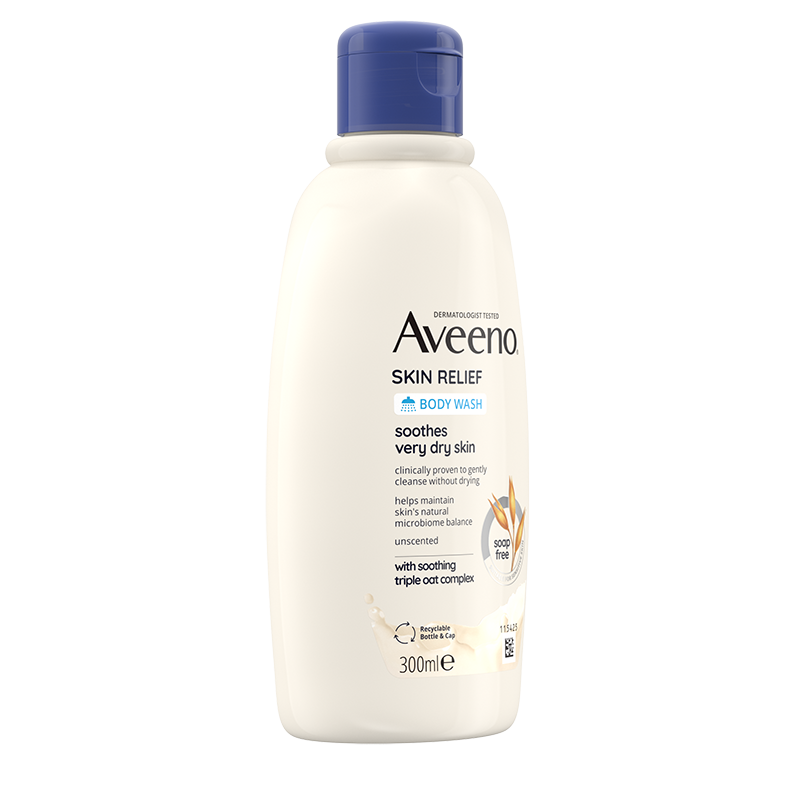 AVEENO® Skin Relief Moisturising Body Wash 300ml - angle shot
