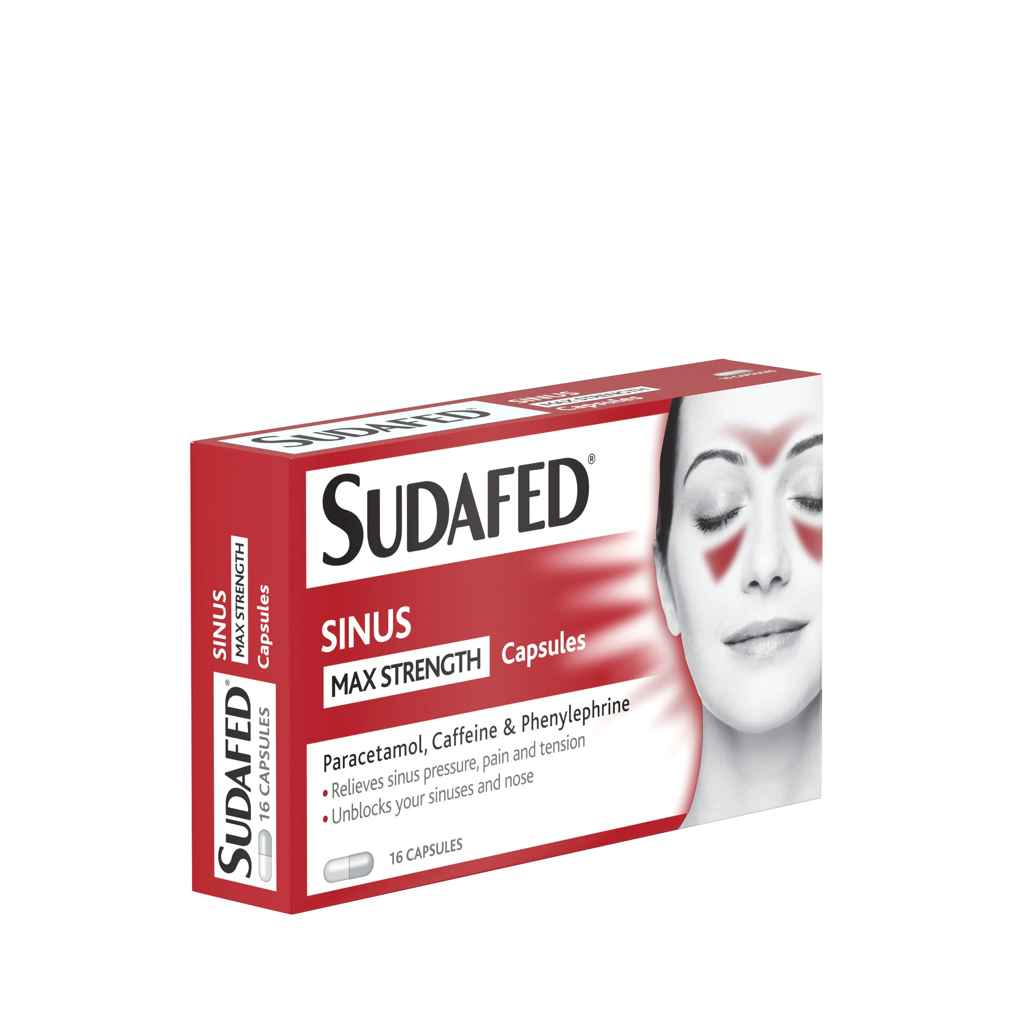 Sudafed® Sinus Max Strength Capsules 16s