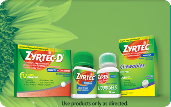 Zyrtec Samples Hero Image