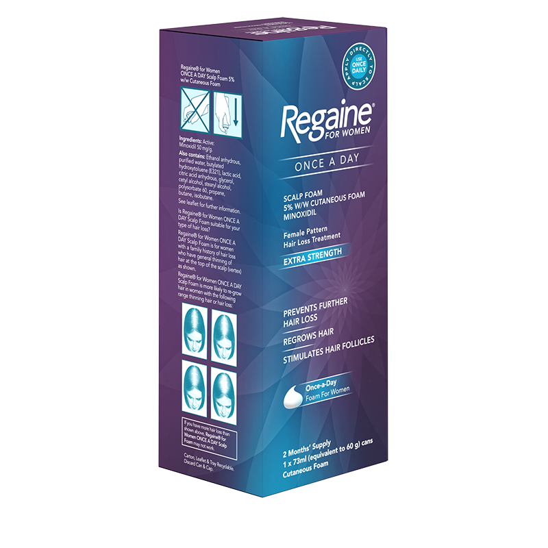 REGAINE® For Women Once a Day Scalp Foam (Minoxidil) 73ml