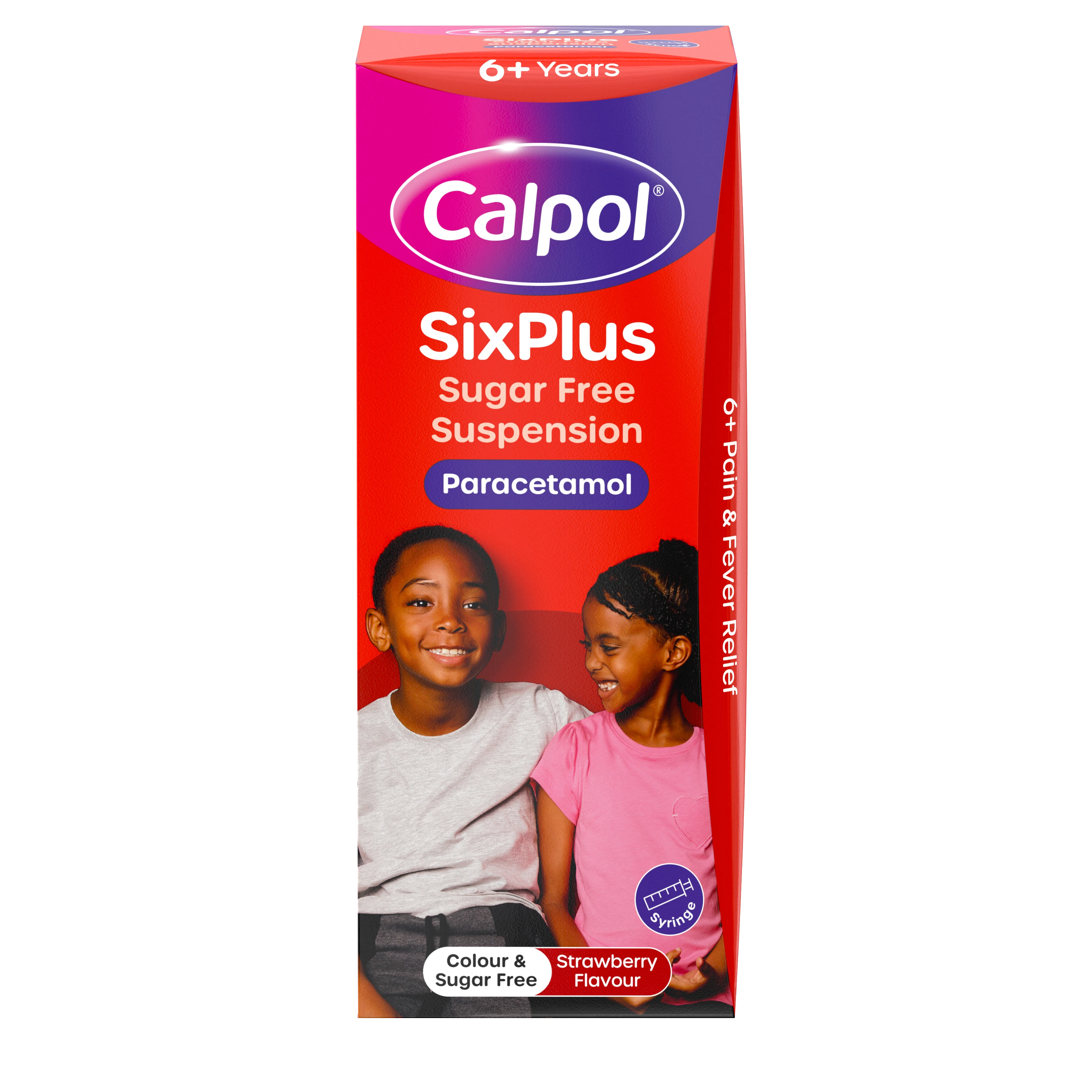 CALPOL® Six Plus Sugar Free Suspension 100ml MVP