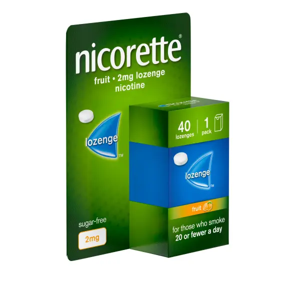 Nicorette® Fruit 2mg Lozenge