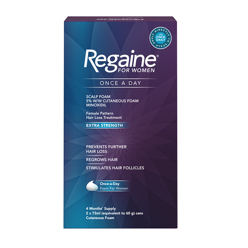 REGAINE® For Women Once a Day Scalp Foam 73ml (Minoxidil) x2
