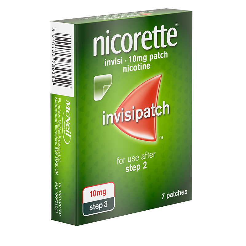 NICORETTE® Invisi 10mg Patch 7s - Front side