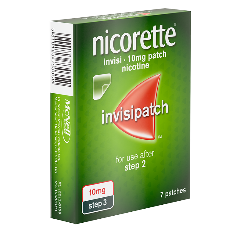 NICORETTE® Invisi 10mg Patch 7s - Front side