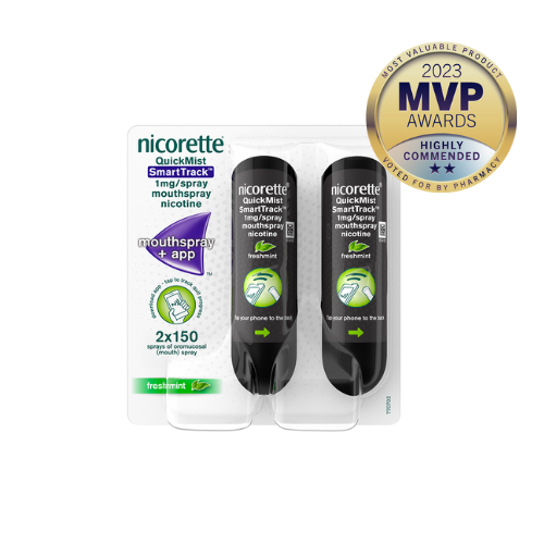 NICORETTE® Quickmist Mouthspray SmartTrack 1mgspray Duo