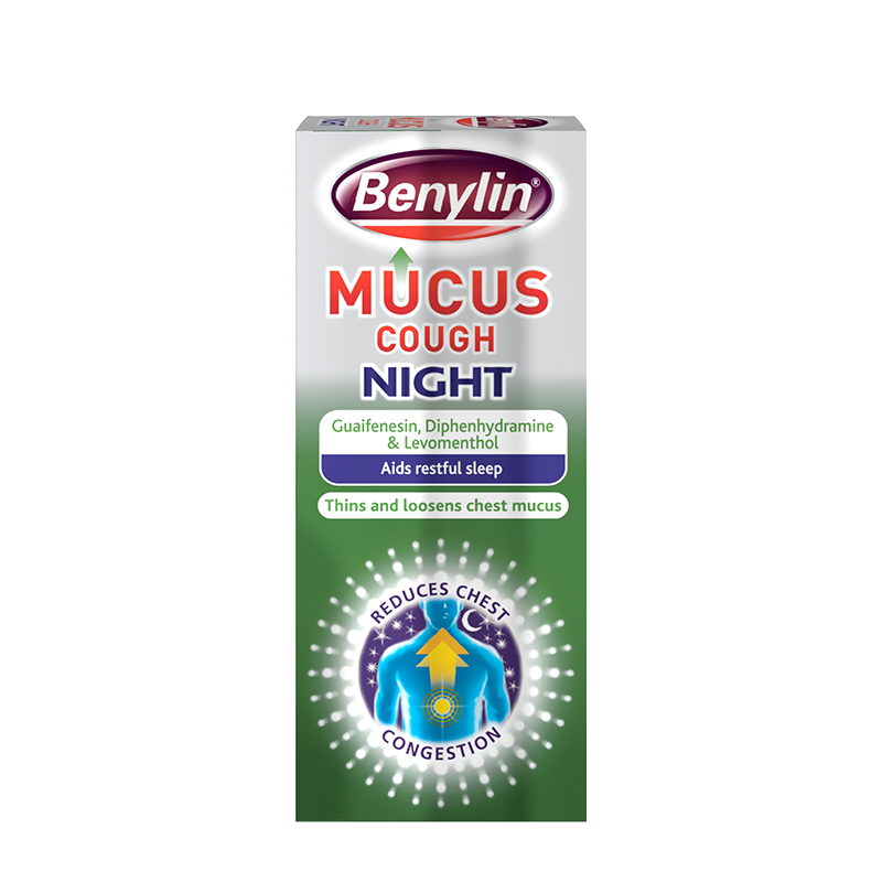 Benylin® Mucus Cough Night 150ml - front shot