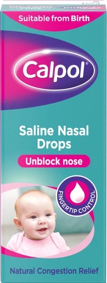Calpol® Saline Nasal Drops 10ml - front shot