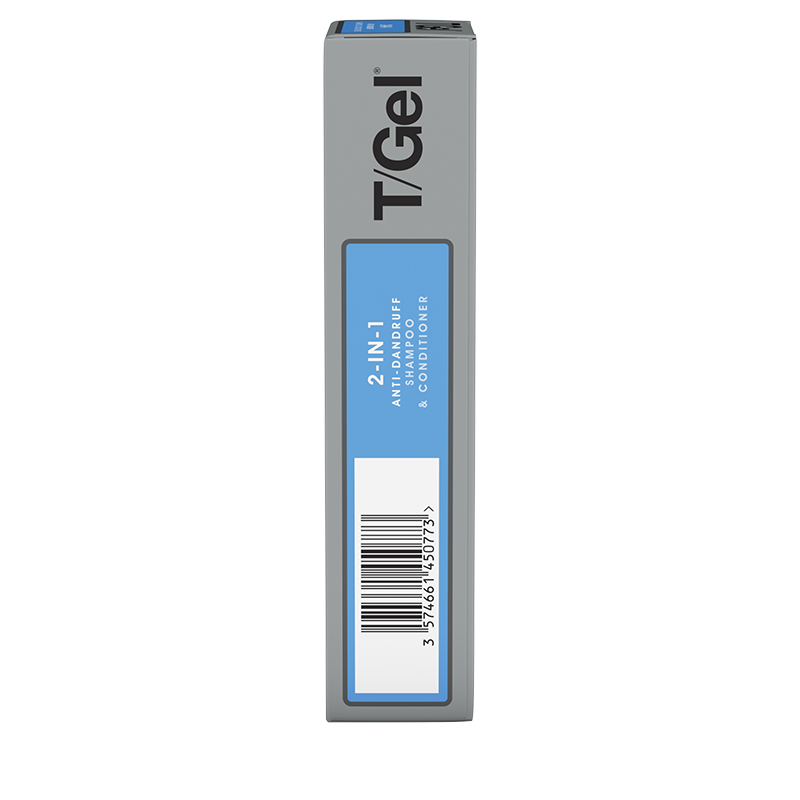 NEUTROGENA T/Gel® 2 in 1 Shampoo Plus Conditioner 250ml - right side shot