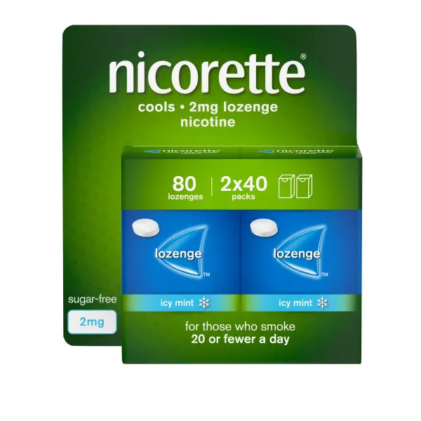  Nicorette Cools 2mg Lozenge 80s